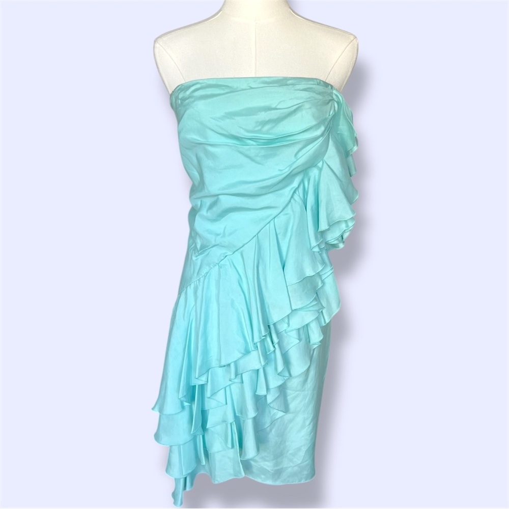 Cynthia Steffe Spring 2010 100% Silk Y2K deadstock dress
